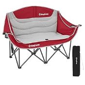 RRP £111.65 KingCamp Double Camping Chairs for Adults Heavy Duty