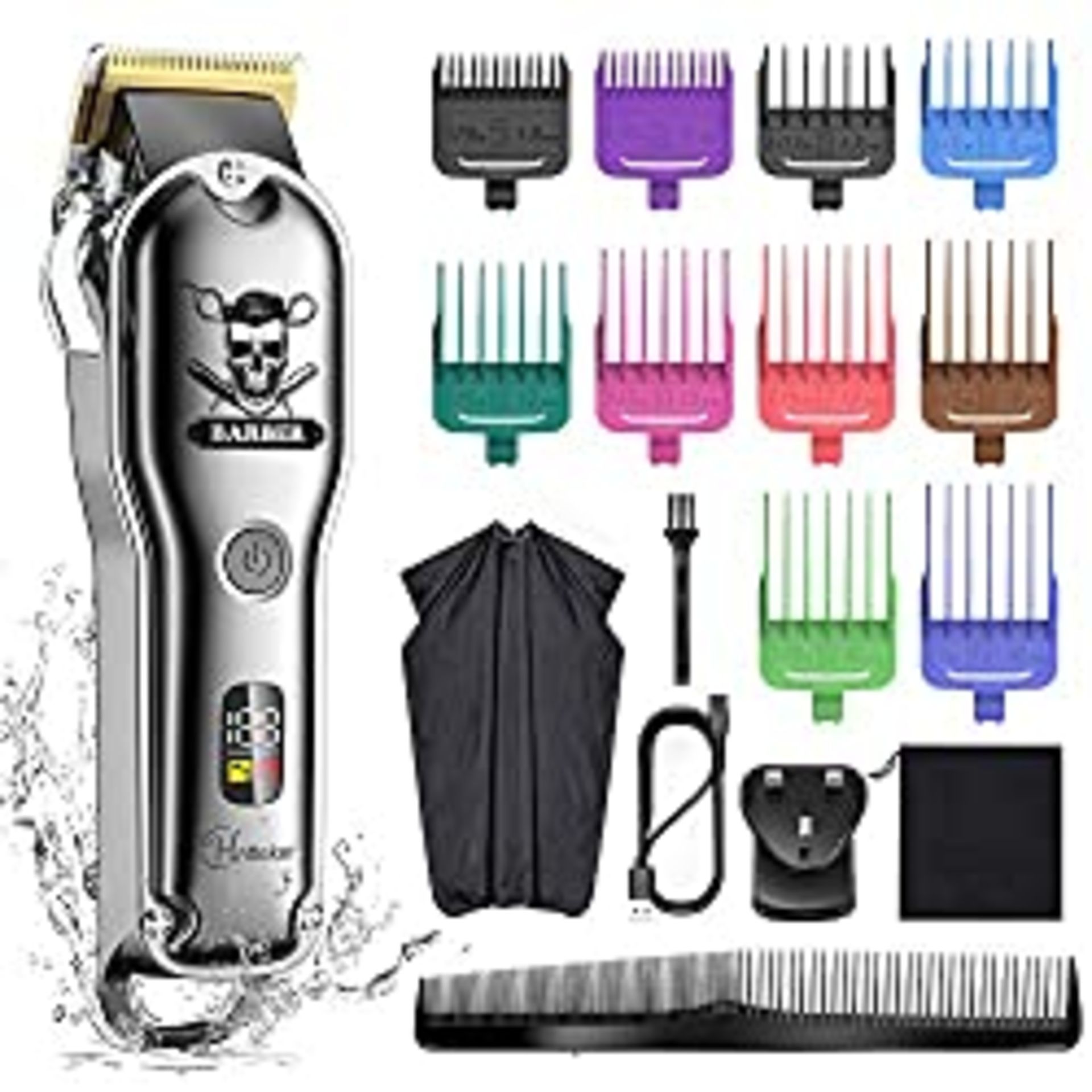 RRP £41.30 Hatteker Hair Cutting Kit Pro Hair Clippers for Men