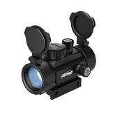RRP £33.49 Aomekie Airsoft Red Dot Sight Scope with 11mm/20mm/22mm