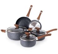 RRP £66.42 Non Stick Pots and Pans Set Induction Hob Pot Set