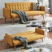 RRP £219.99 Scandi Scandinavian Style Chic Contemporary Mustard