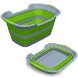 RRP £35.72 ddLUCK Multi-Functional Collapsible Pet Bathtub with Drainage Hole