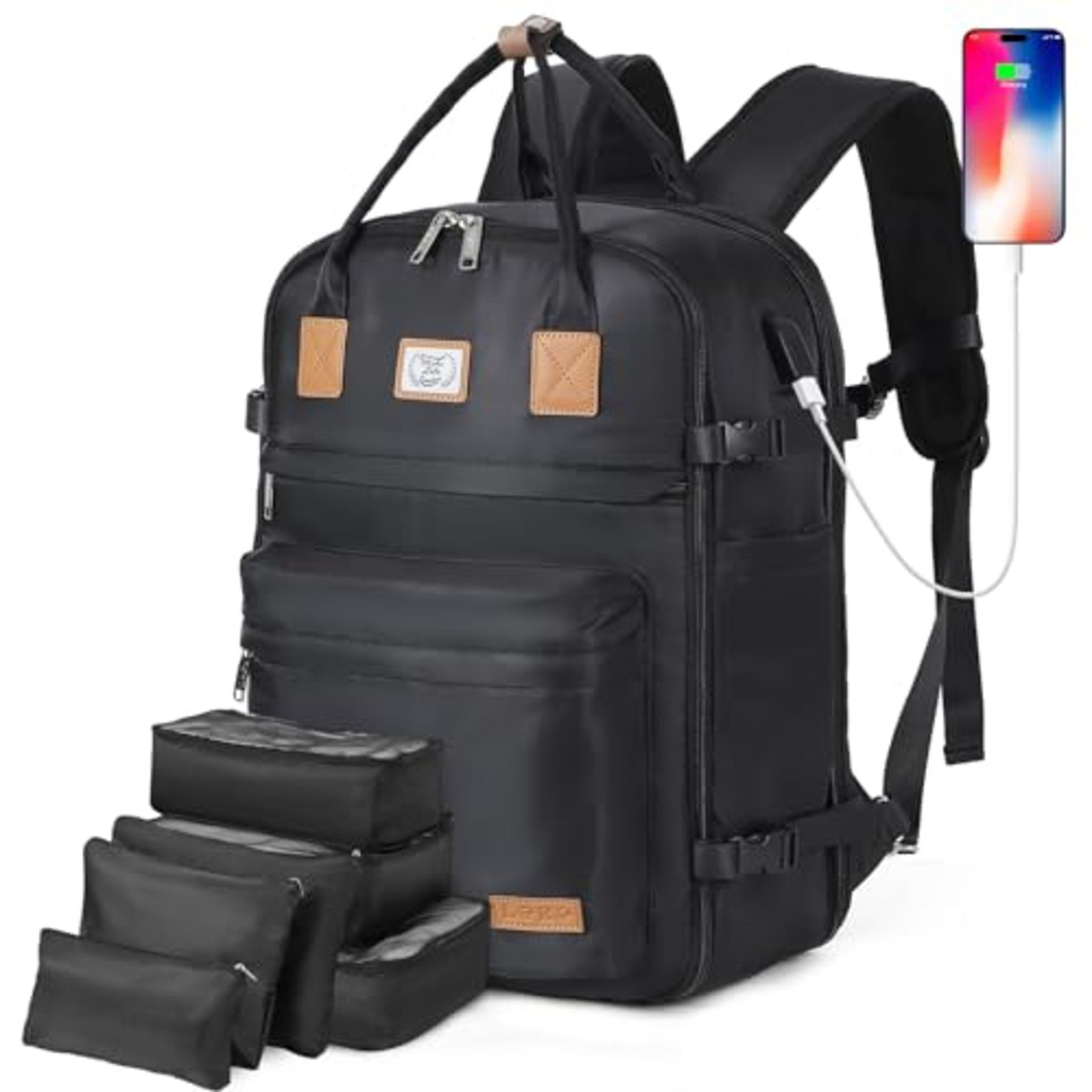 RRP £26.42 Lekesky Travel Backpack Cabin Size Laptop Backpack Women - Image 2 of 4