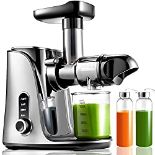 RRP £145.15 AMZCHEF Cold Press Juicer with 2 Speed Control