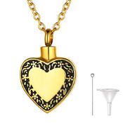 RRP £17.61 Richsteel Urn Necklace for Ashes Dog Womens Jewellery