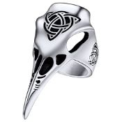 RRP £18.87 FaithHeart Norse Ring Mans Stainless Steel Rings Retro
