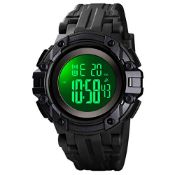 RRP £23.97 FeiWen Mens Sports Digital Watches Plastic and Rubber