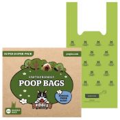 RRP £34.75 Pogi's Poop Bags - 900 Dog Poo Bags with Easy-Tie Handles - Scented