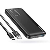 RRP £16.74 TECKNET 10000mAh Portable Power Bank with 22.5W Fast Charging