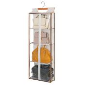 RRP £31.85 JC-Houser Transparent Closet Hanging Handbag Organizer
