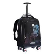 RRP £86.93 UNIKER Rolling Backpack with Spinner Wheels for Travel