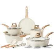 RRP £85.41 CAROTE Pots and Pans Set Nonstick