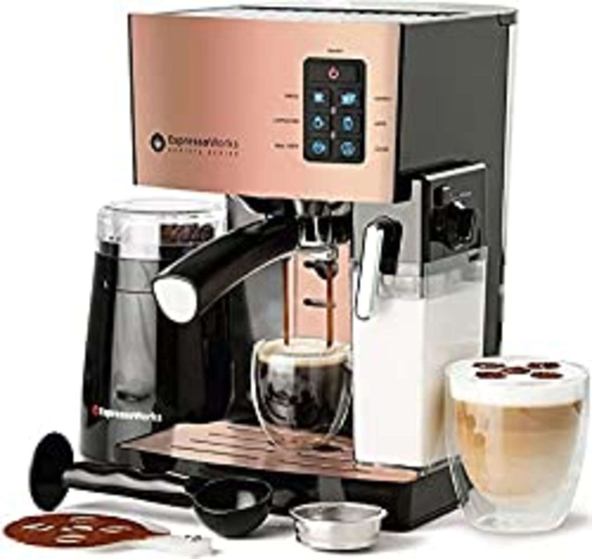 RRP £211.05 EspressoWorks 10Pc All-in-One Barista Bundle Espresso