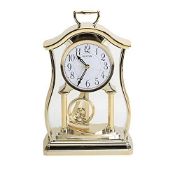 RRP £43.48 Rhythm Gold Pendulum Carriage Clock