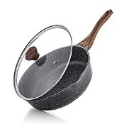 RRP £41.50 SENSARTE Nonstick Deep Frying Pan