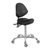 RRP £155.29 Nazalus Saddle Stool Chair with Back Support
