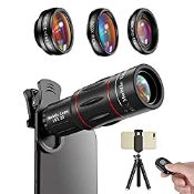 RRP £29.75 Apexel Camera Lens Kit