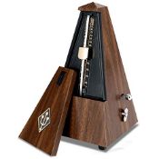 RRP £28.49 IronTree Mechanical Metronome with Free Bag (Teak)