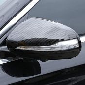 RRP £41.83 1 Pair Carbon Fiber Rearview Mirror Cover for Mercedes