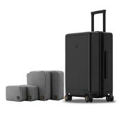 RRP £155.48 LEVEL8 Suitcase Hand Luggage Carry-on with 4Pcs Organizer Set
