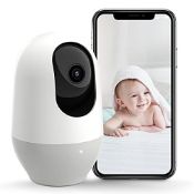RRP £37.75 nooie Baby Monitor 360-degree WiFi Baby Camera with