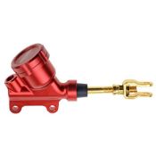 RRP £34.88 GOOFIT Motorcycle Rear Brake Pump Hydraulic Red With