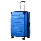 RRP £66.42 COOLIFE Hard Shell Suitcase with TSA Lock and 4 Spinner