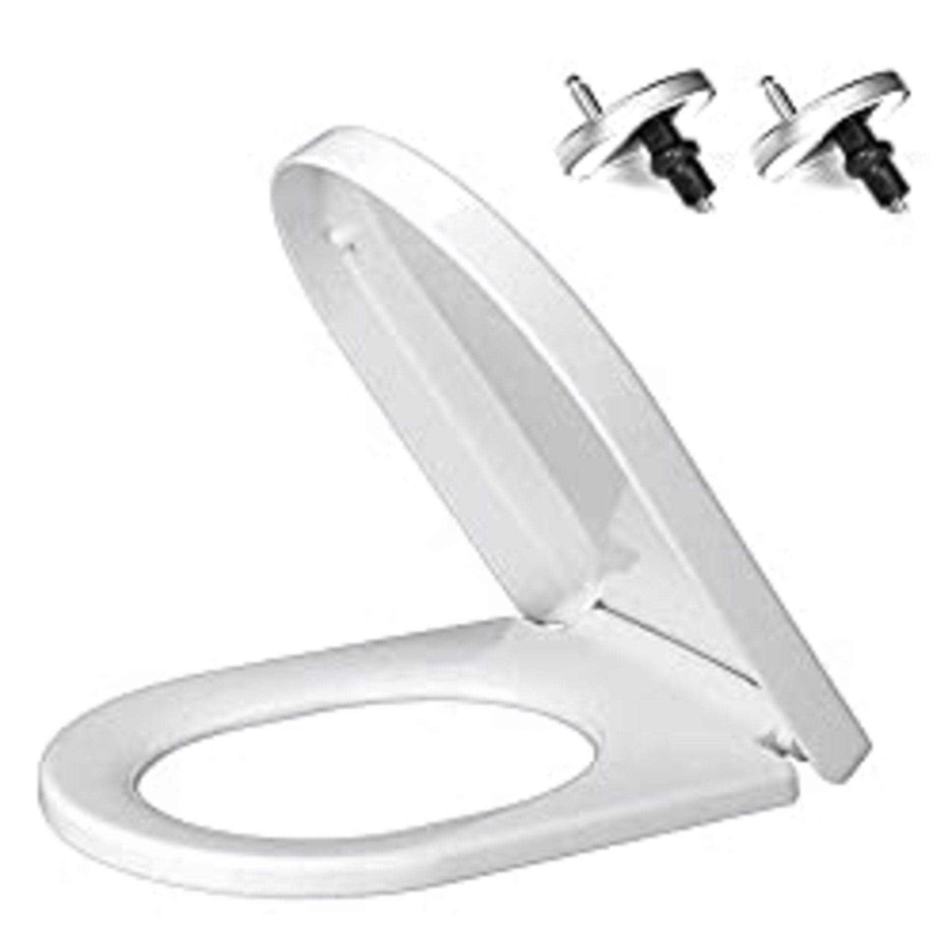 RRP £22.34 Mass Dynamic White Toilet Seat