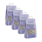 RRP £55.84 KatKin Scoop Tofu Litter 4 Bags (4x2.4kg/6L bag): Planet-Saving