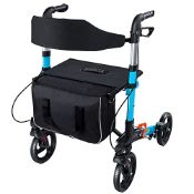 RRP £122.82 REAQER Rollator Walker Foldable with Wheels for Seniors