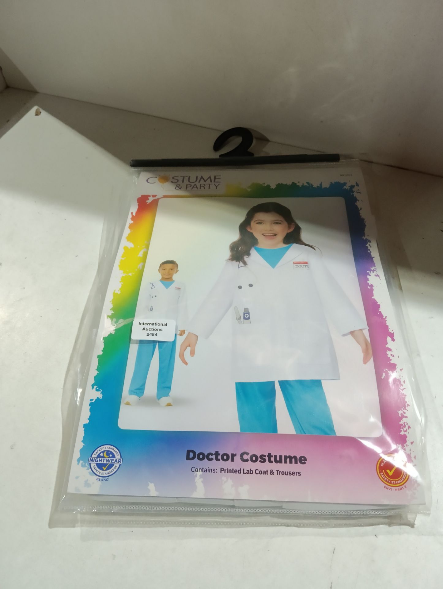 RRP £24.11 Costume & Party Kids Doctor Costume Dress Up Hospital Nurse Fancy Dress - Image 2 of 2