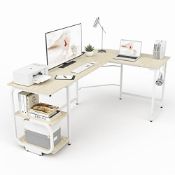 RRP £188.99 Ulifance L Shaped Corner Office Desk
