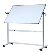 RRP £122.68 VIZ-PRO Double-Sided Magnetic Revolving Mobile Whiteboard