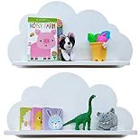 RRP £44.65 Cloud Shelves for a Children s Nursery Floating Shelf Design (Pair