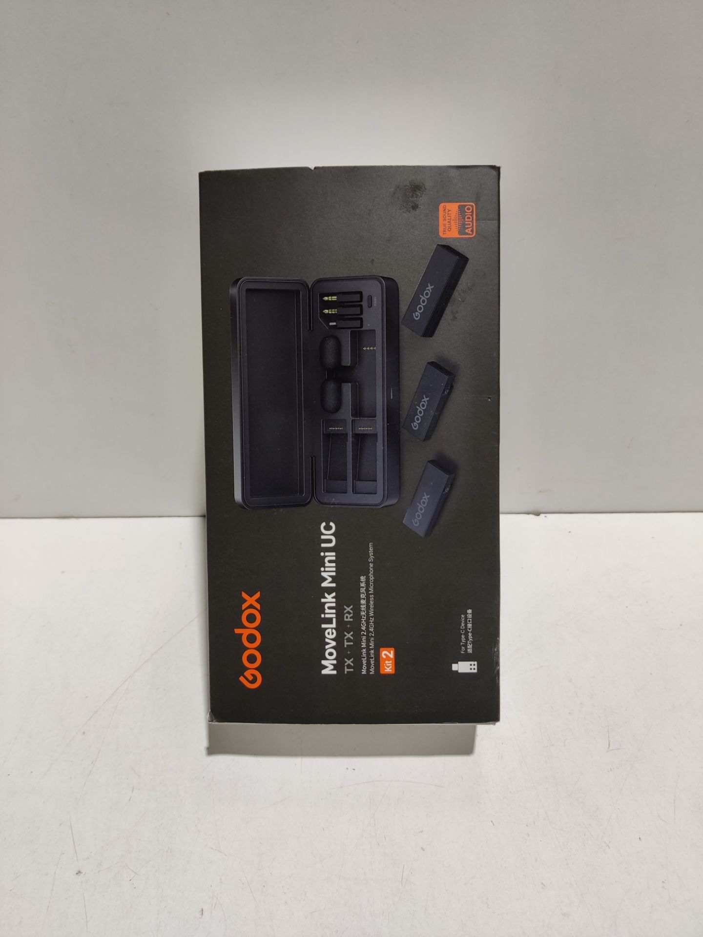 RRP £120.60 GODOX MoveLink Mini UC Kit2 Wireless Microphone System with Type-C Adapter - Image 2 of 2