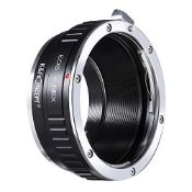 RRP £27.90 K&F Concept EF/EF-S to NEX Lens Mount Adapter
