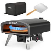 RRP £334.99 Mimiuo Outdoor Gas Fired Pizza Oven with Automatic