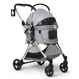 RRP £178.65 Beberoad 3-in-1 Pet Stroller Dog Pram Detachable Carrier