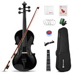 RRP £96.64 Vangoa 4/4 Violin Adult Full Size Acoustic Violin Fiddle