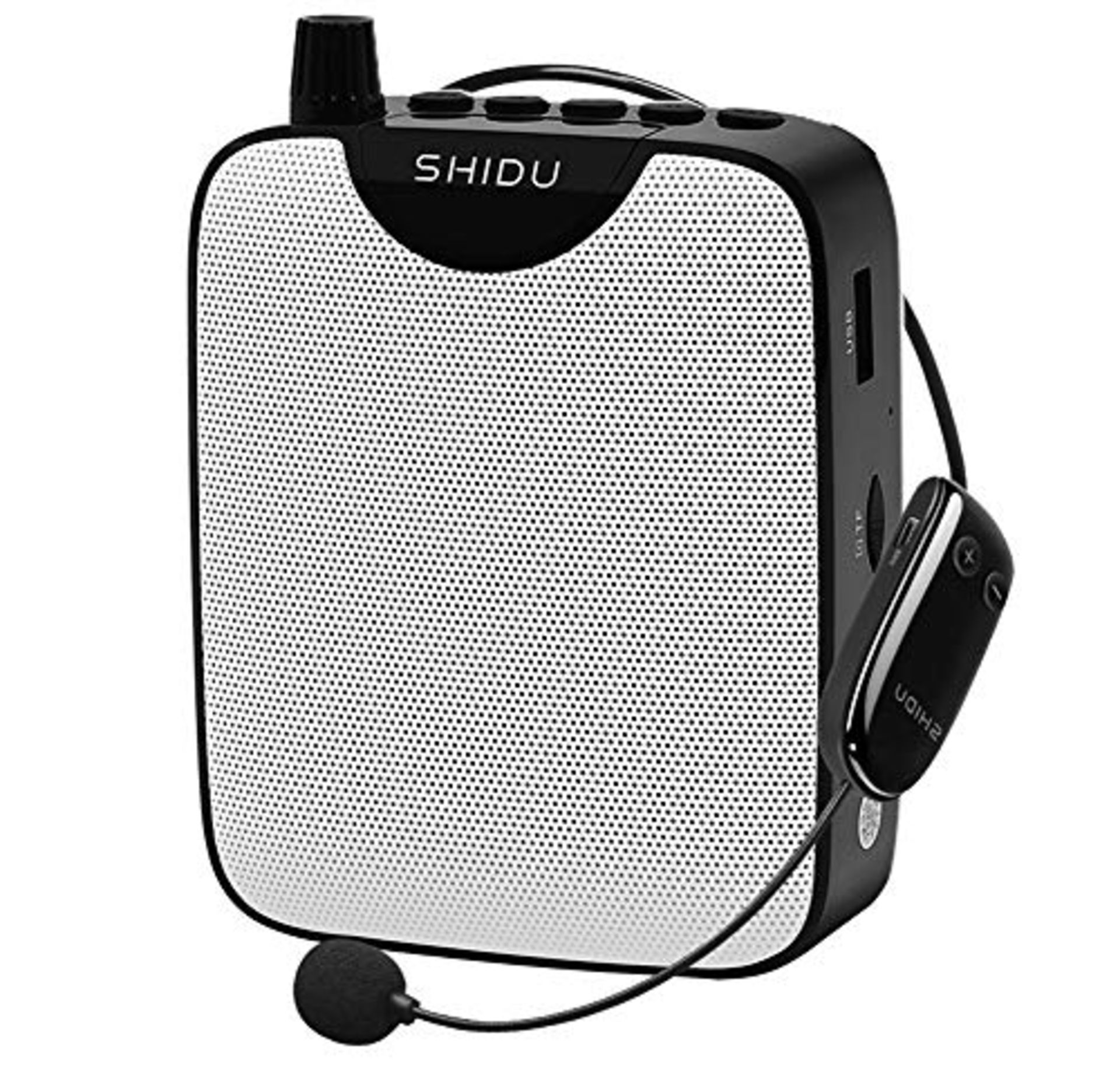 RRP £65.87 Portable Voice Amplifier PA system with UHF Wireless Headset Microphone