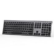 RRP £26.79 ASHU Multi Device Bluetooth Keyboard