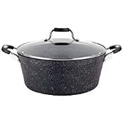 RRP £37.96 Scoville Neverstick 32cm Stock Pot with Glass Lid - Non-Stick