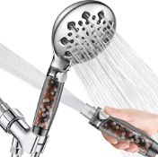 RRP £29.02 High Pressure Shower Head with Filter