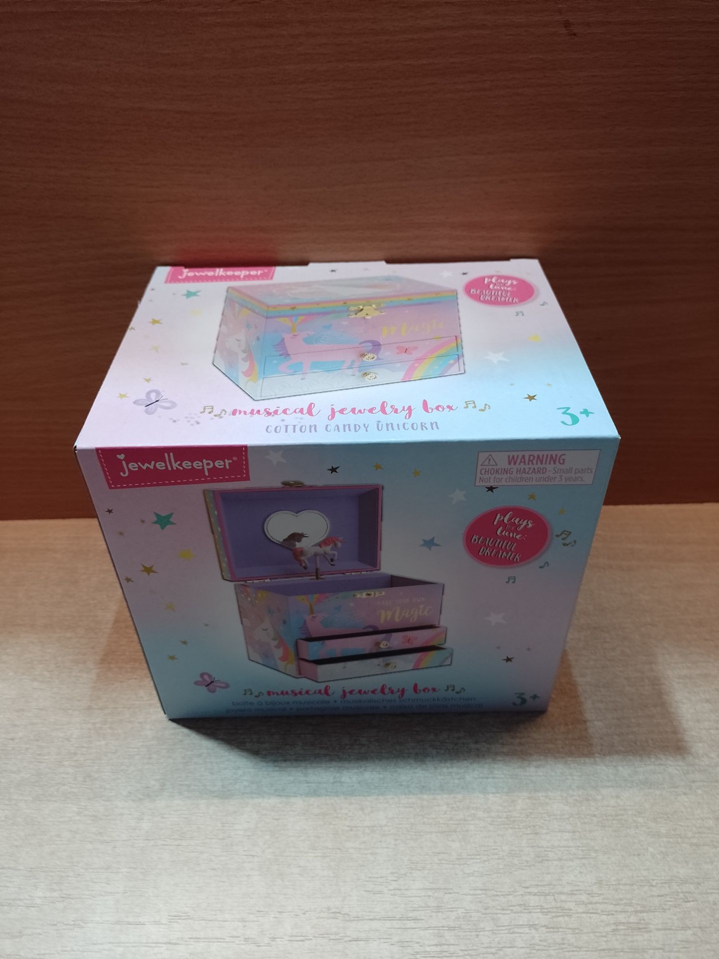 RRP £24.55 Jewelkeeper Unicorn Jewellery Box for Girls with 2 Drawers - Image 2 of 2