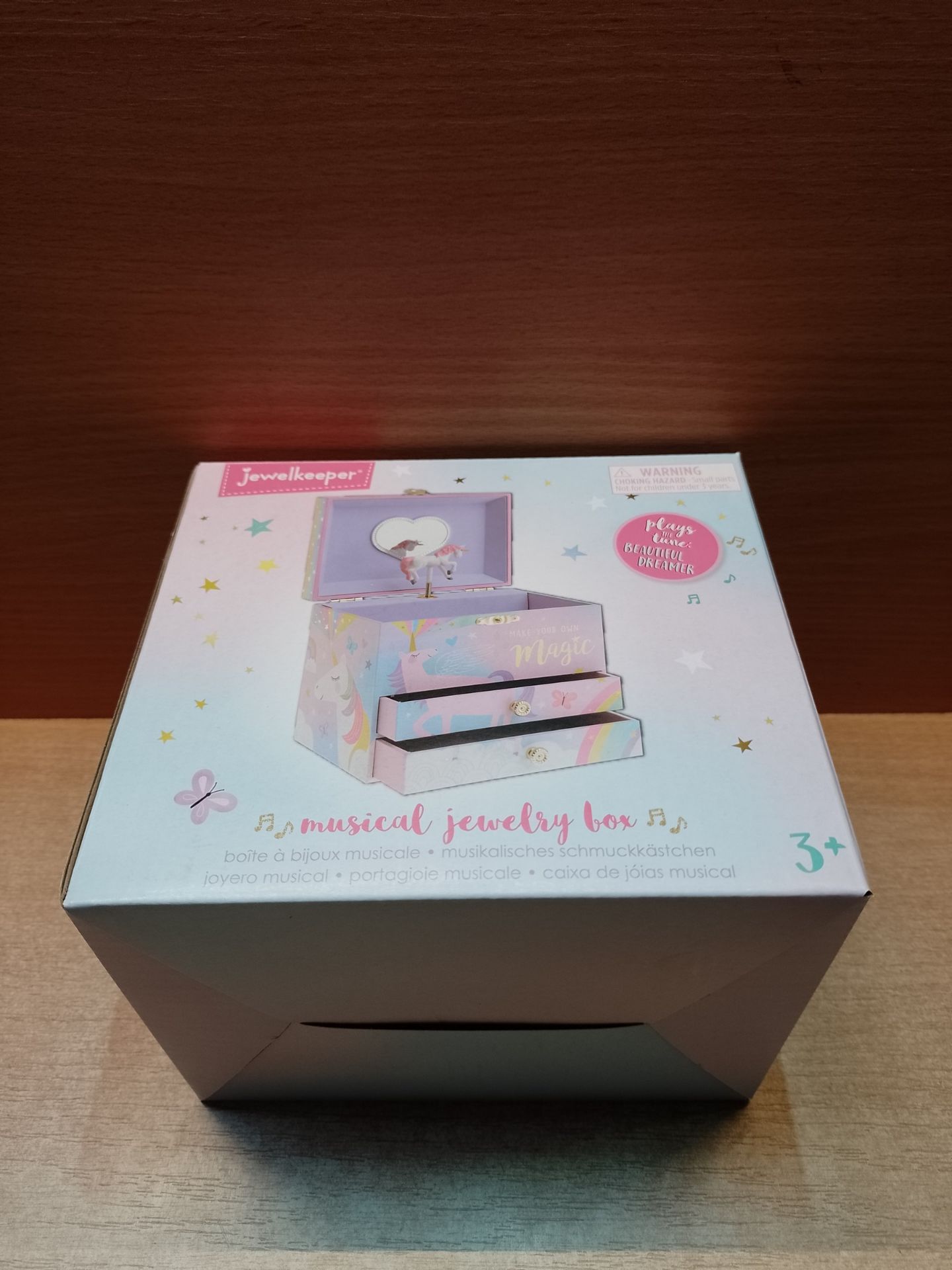 RRP £24.55 Jewelkeeper Unicorn Jewellery Box for Girls with 2 Drawers - Image 2 of 2