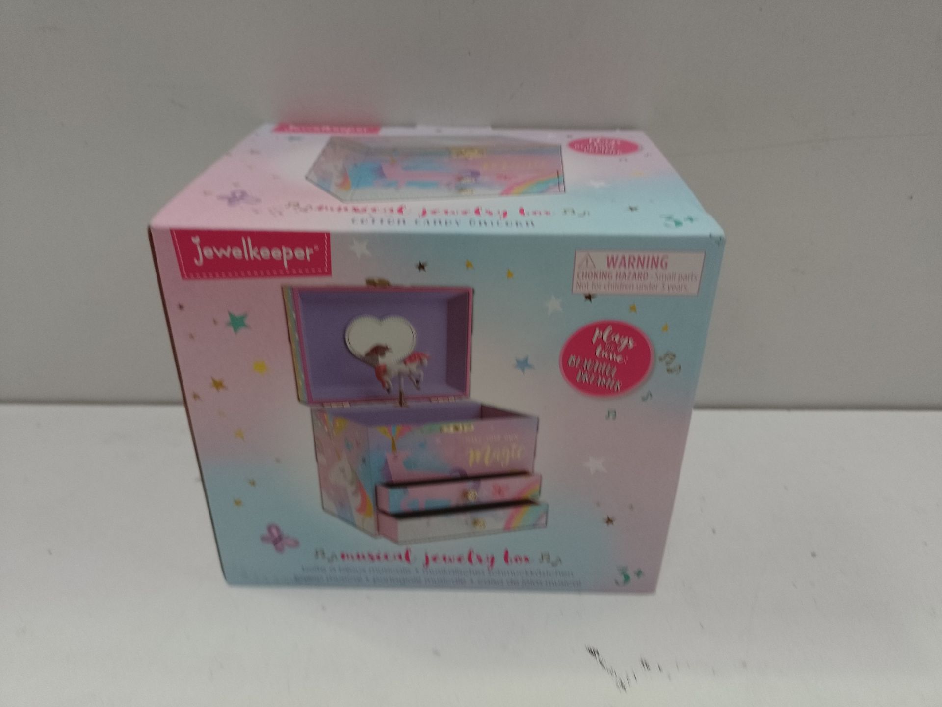 RRP £18.97 Jewelkeeper Girl's Musical Jewellery Storage Box with Spinning Unicorn - Image 2 of 2