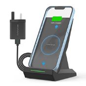 RRP £34.60 [Upgraded] NANAMI Fast Wireless Charger Stand