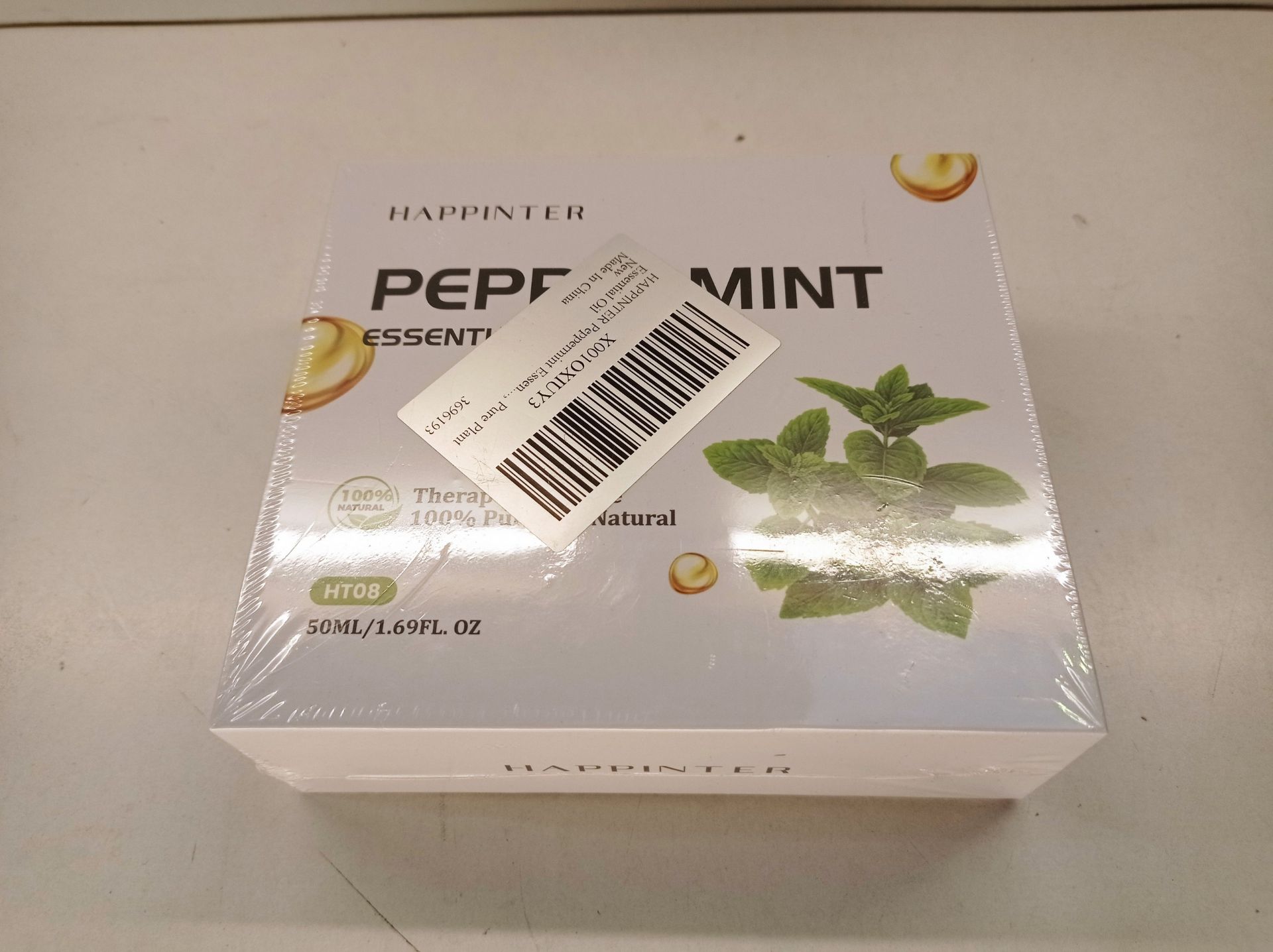RRP £33.49 BRAND NEW STOCK HAPPINTER Peppermint Essential Oil 50ml-100% Natural Plant Essential Oil - Image 2 of 2