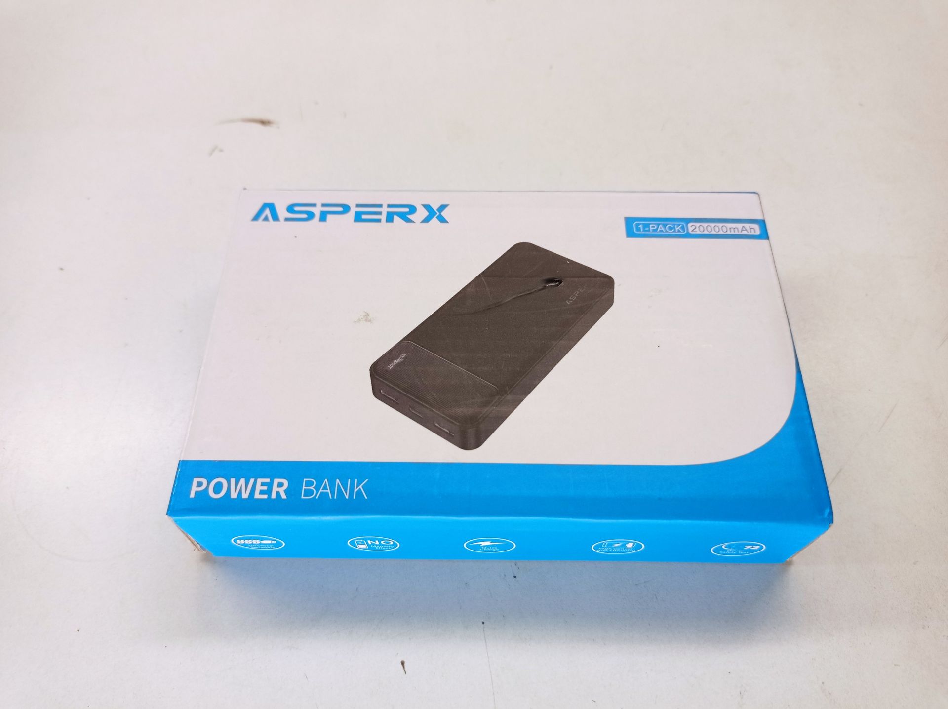 RRP £20.49 AsperX Power Bank - Image 2 of 2