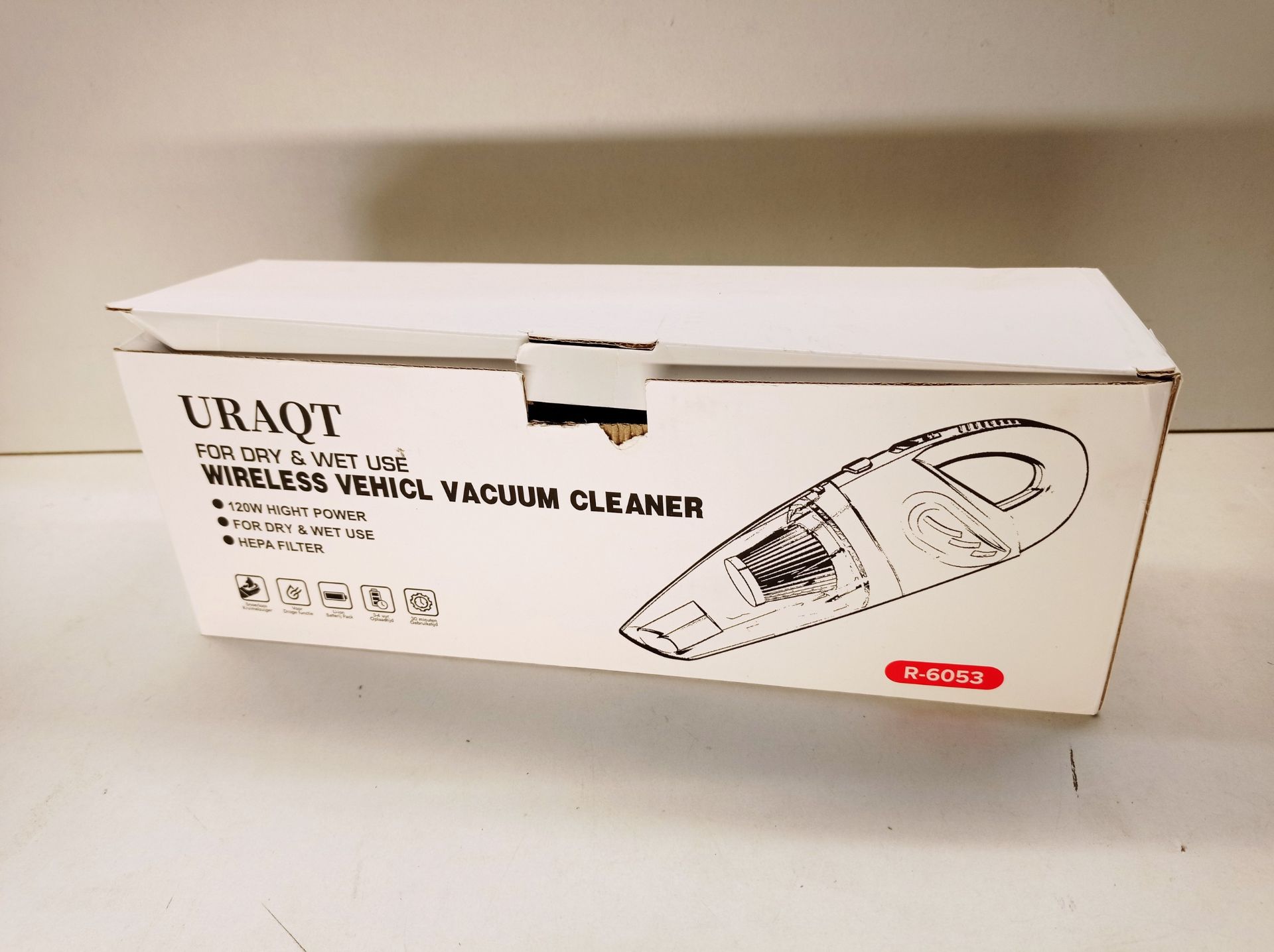 RRP £23.69 URAQT Handheld Lightweight Wet Dry Vacuum Cleaner Cordless - Image 2 of 2